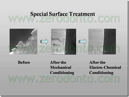 Special surface treatment